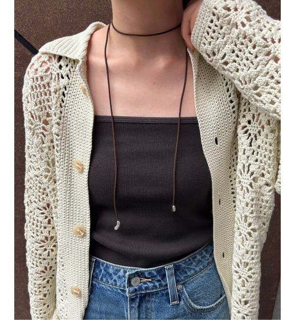 SLOBE IENA「PLUME/プリュム コードチョーカー SL-04L」|ネックレス|