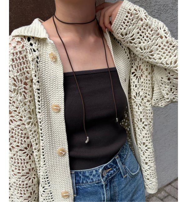 SLOBE IENA「PLUME/プリュム コードチョーカー SL-04L」|ネックレス|