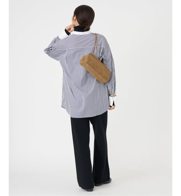 IENA「スビンコットンビブシャツ」|シャツ・ブラウス|