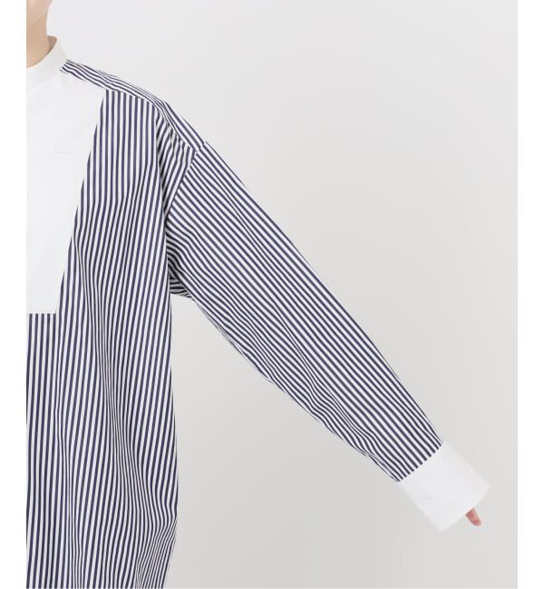 IENA「スビンコットンビブシャツ」|シャツ・ブラウス|