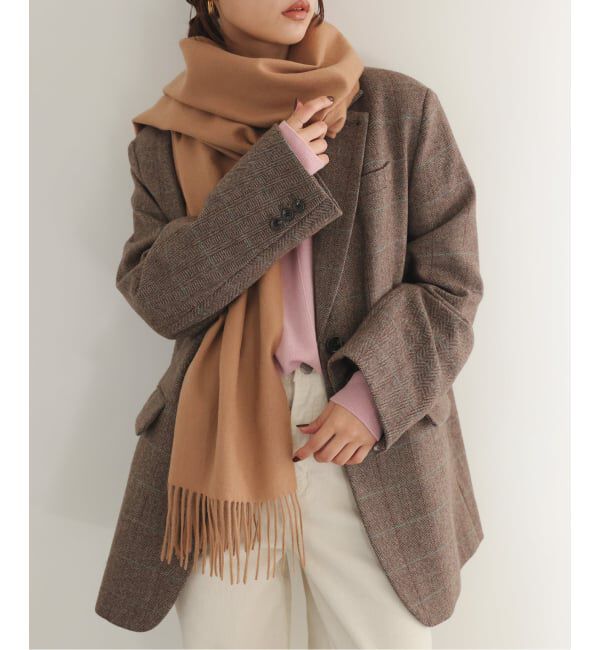 SLOBE IENA「SLOBE カシミヤストール」|ストール|