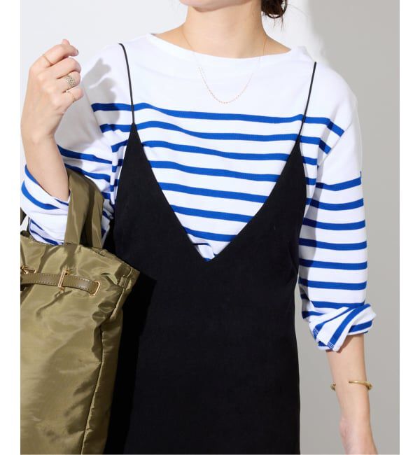 SLOBE IENA「ORCIVAL/オーシバル RACHEL クロップドプルオーバー #6202」|Tシャツ・カットソー|ブルー A