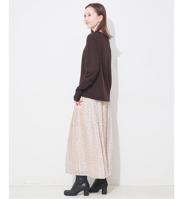 SLOBE IENA「ドットプリーツスカート」|スカート|