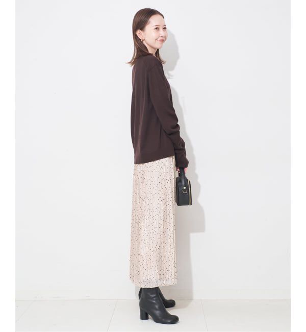 SLOBE IENA「ドットプリーツスカート」|スカート|