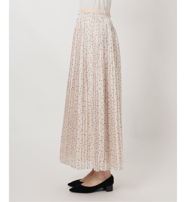 SLOBE IENA「ドットプリーツスカート」|スカート|