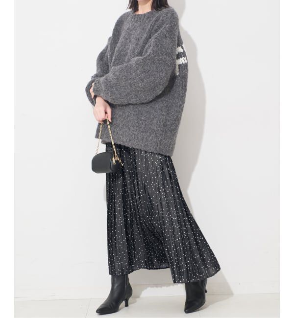 SLOBE IENA「ドットプリーツスカート」|スカート|