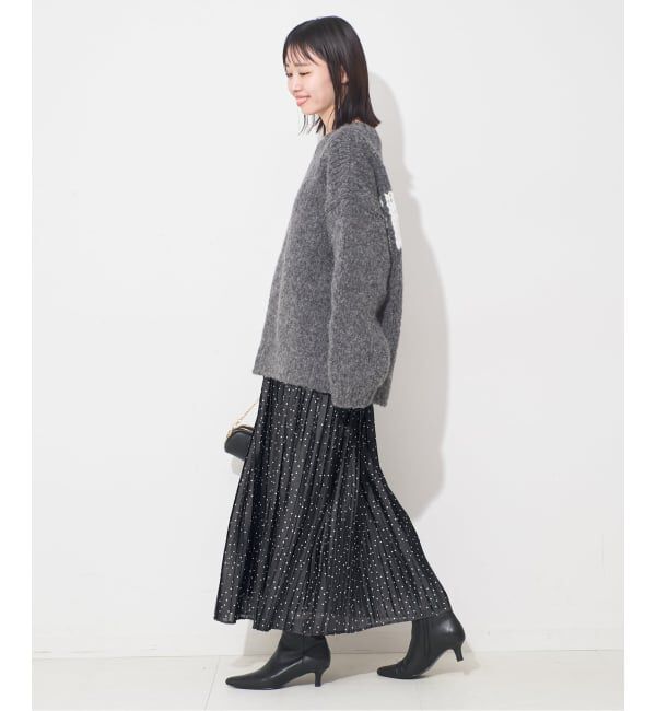 SLOBE IENA「ドットプリーツスカート」|スカート|