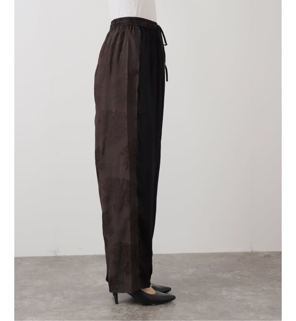 IENA LA BOUCLE「CORDERA/コルデラ JACQUARD RELAXED PANTS 252026-DB-U」|その他|