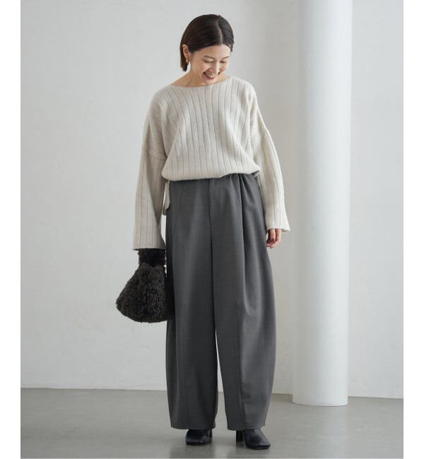 IENA「《追加》ウォッシャブル コクーンパンツ」|その他|