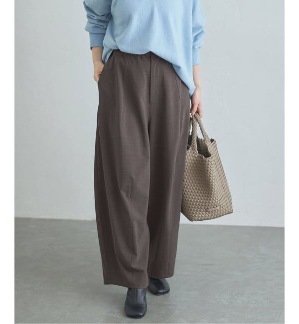 IENA「《追加》ウォッシャブル コクーンパンツ」|その他|