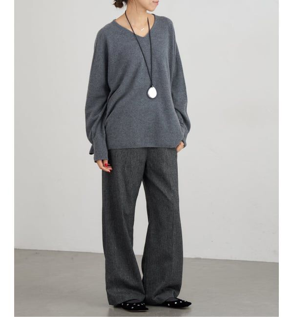 IENA「《追加》ウォッシャブル ツイードイージースラックス」|その他|