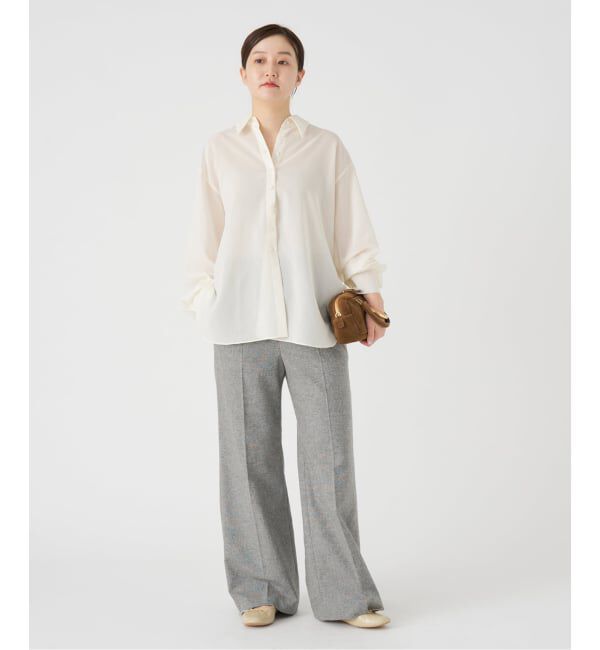 IENA「《追加》ウォッシャブル ツイードイージースラックス」|その他|