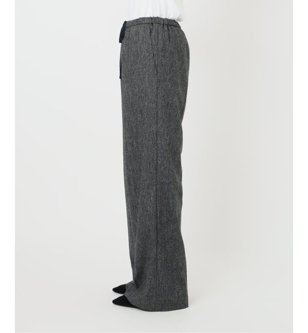 IENA「《追加》ウォッシャブル ツイードイージースラックス」|その他|