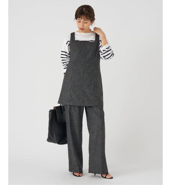 IENA「《追加》ウォッシャブル ツイードイージースラックス」|その他|