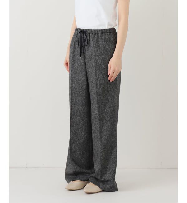 IENA「《追加》ウォッシャブル ツイードイージースラックス」|その他|