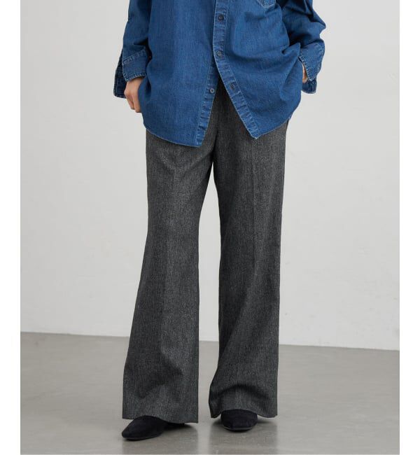 IENA「《追加》ウォッシャブル ツイードイージースラックス」|その他|