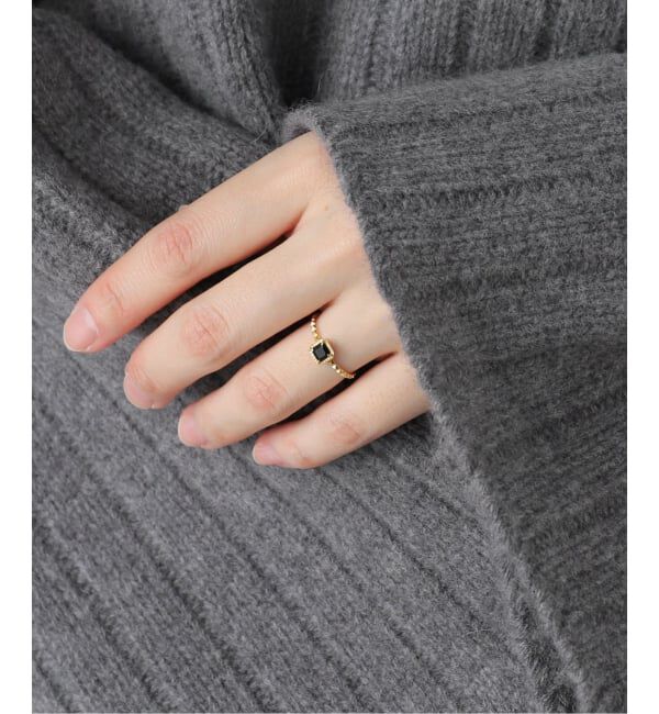 IENA「GIGI/ジジ Onyx ring リング H10081」|リング|