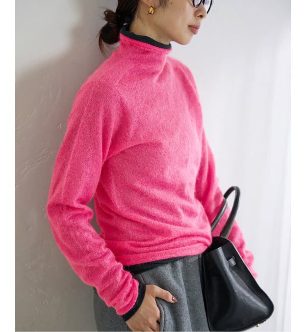 IENA「《追加》SUPER Kid MIX モヘアシアープルオーバー」|ニット・セーター|