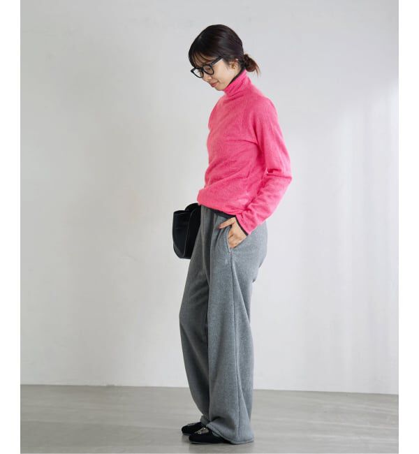 IENA「《追加》SUPER Kid MIX モヘアシアープルオーバー」|ニット・セーター|