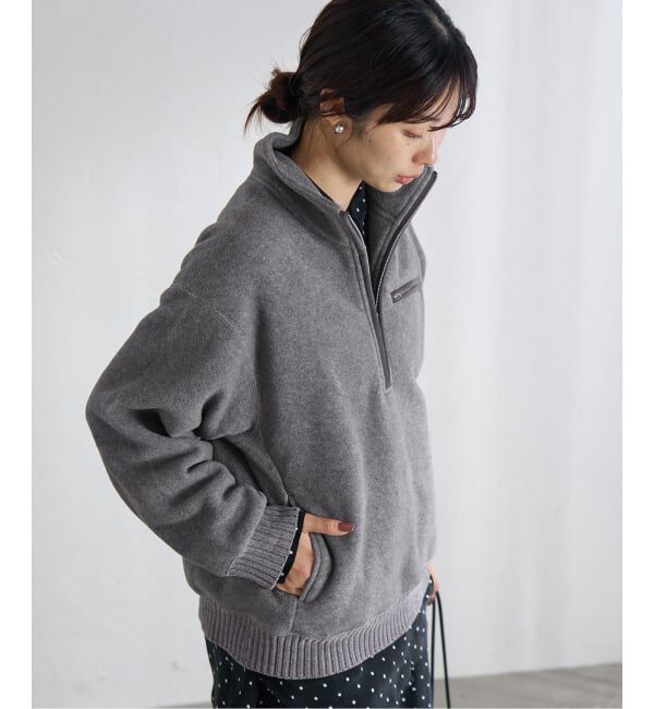 IENA「フリースハーフジップ」|スウェット・ジャージ|