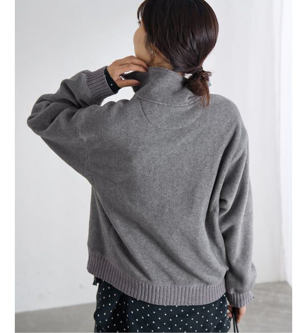 IENA「フリースハーフジップ」|スウェット・ジャージ|