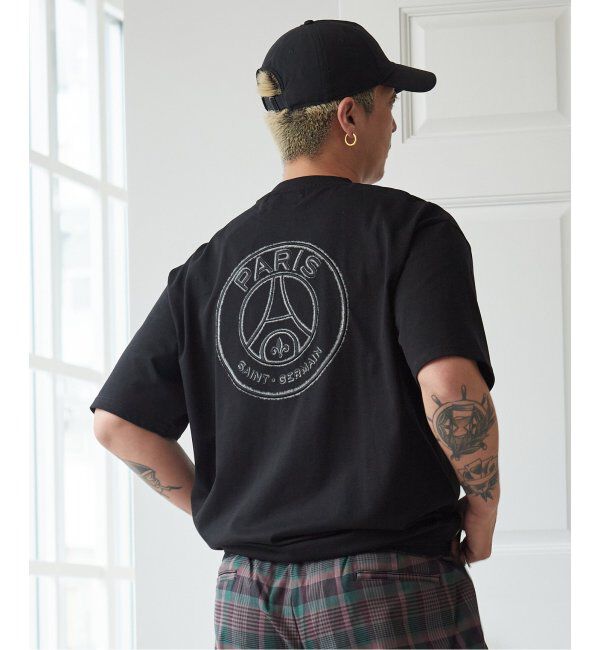 Paris Saint-Germain「【Paris Saint-Germain / パリ・サン＝ジェルマン】JP BACK EMBLEM TSH」|Tシャツ・カットソー|ブラック