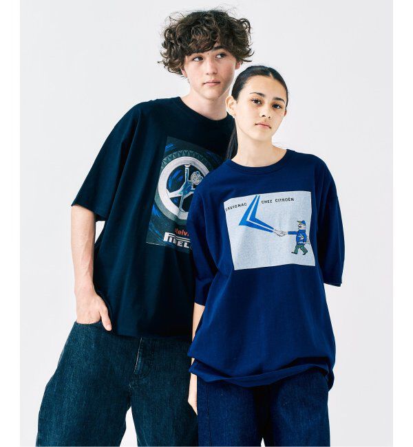 417 EDIFICE「《追加》SAVIGNAC 別注 French Company プリントTシャツ 2」|Tシャツ・カットソー|