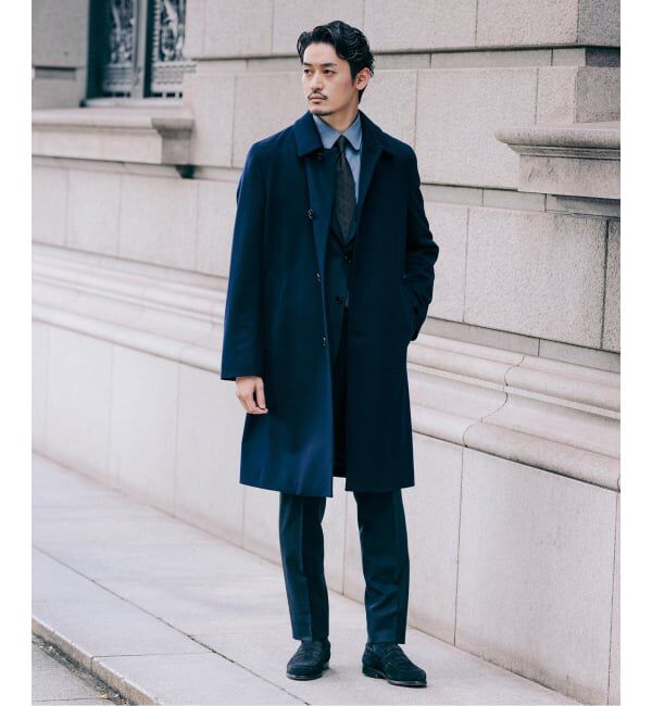 EDIFICE「MACKINTOSH(マッキントッシュ) 別注 DUNKELD/ダンケルド Loro Piana Fabric」|ステンカラーコート|