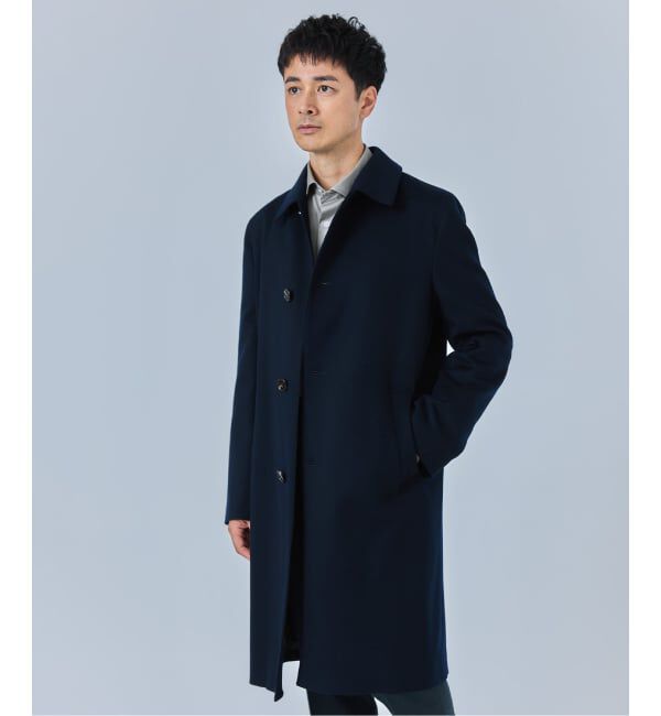 EDIFICE「MACKINTOSH(マッキントッシュ) 別注 DUNKELD/ダンケルド Loro Piana Fabric」|ステンカラーコート|