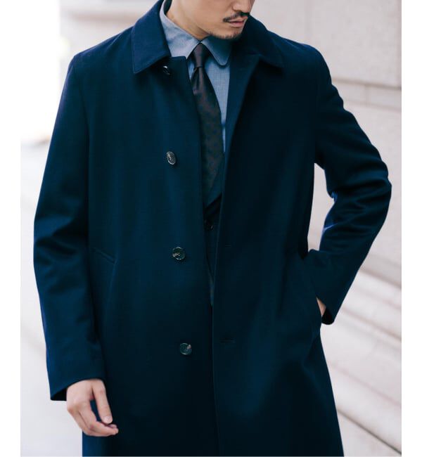 EDIFICE「MACKINTOSH(マッキントッシュ) 別注 DUNKELD/ダンケルド Loro Piana Fabric」|ステンカラーコート|