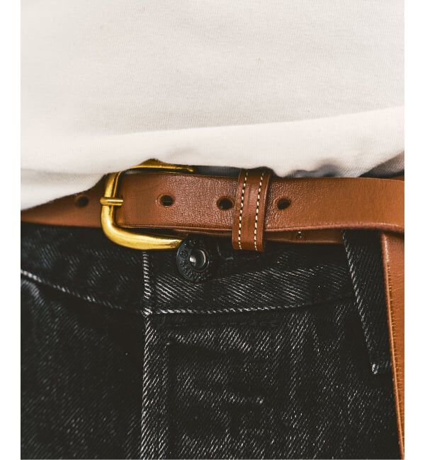 417 EDIFICE「TORY LEATHER / トリーレザー 417別注 3/4inch REPEATED STITCH BELT」|ベルト|