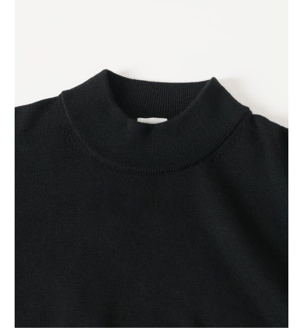 EDIFICE「12G ウール/シルク/カシミヤ MIX クリスタル モックネックニット」|ニット・セーター|