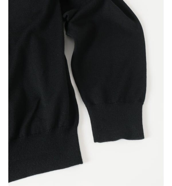 EDIFICE「12G ウール/シルク/カシミヤ MIX クリスタル モックネックニット」|ニット・セーター|