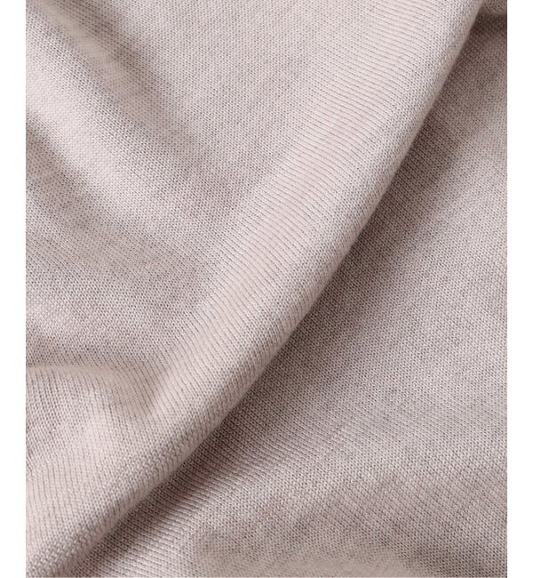 EDIFICE「12G ウール/シルク/カシミヤ MIX クリスタル モックネックニット」|ニット・セーター|