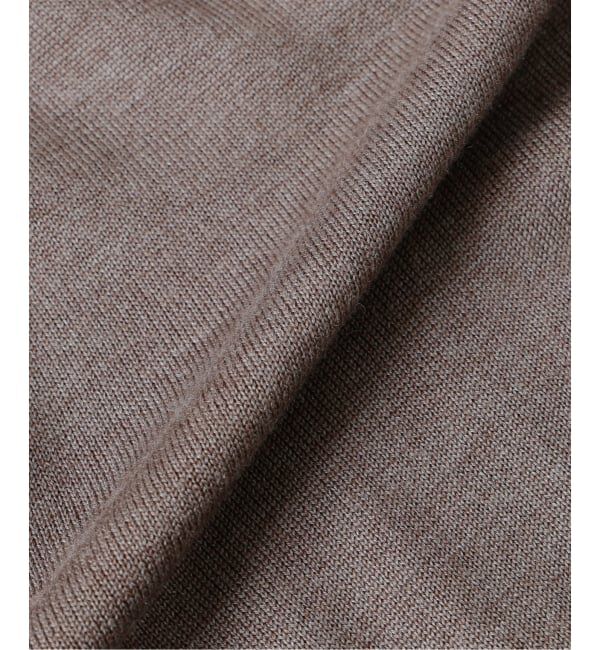 EDIFICE「12G ウール/シルク/カシミヤ MIX クリスタル モックネックニット」|ニット・セーター|