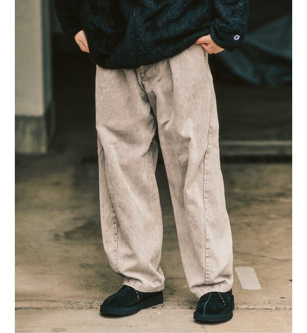 417 EDIFICE「ブリーチコール ワーク パンツ」|その他|ホワイト