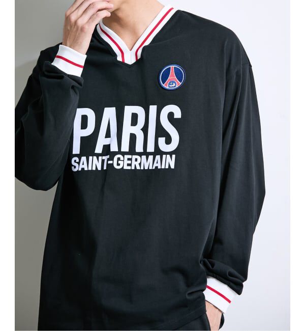 Paris Saint-Germain「【Paris Saint-Germain / パリ・サン＝ジェルマン】 JP RETRO L/S」|Tシャツ・カットソー|ブラック