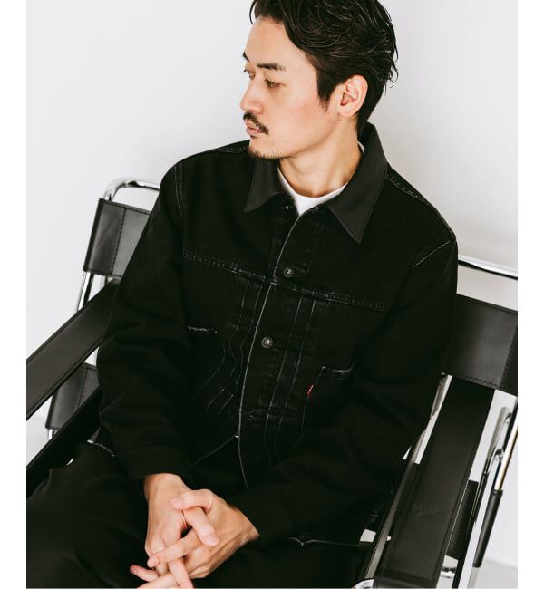 EDIFICE「Levi&rsquo;s(リーバイス) 別注 2nd Type トラッカー ジャケット」|デニムジャケット|