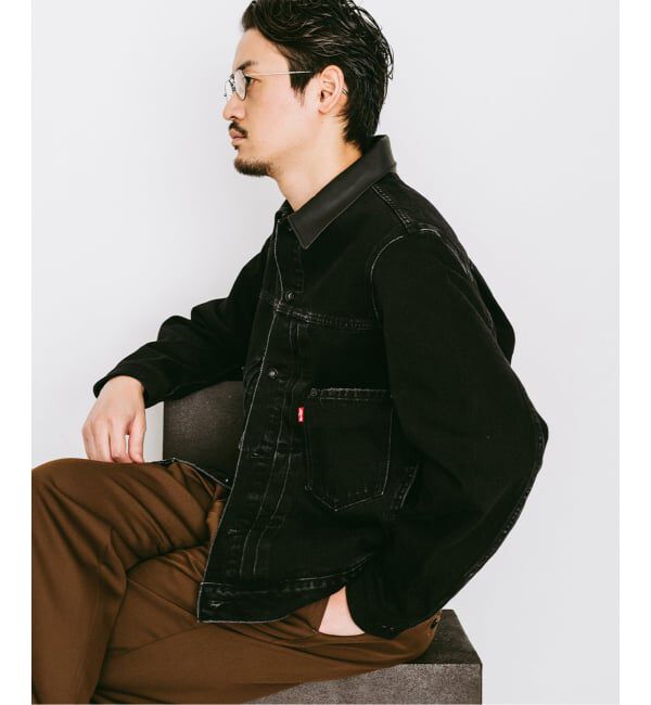 EDIFICE「Levi&rsquo;s(リーバイス) 別注 2nd Type トラッカー ジャケット」|デニムジャケット|