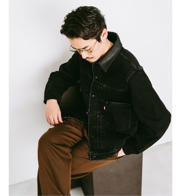 EDIFICE「Levi&rsquo;s(リーバイス) 別注 2nd Type トラッカー ジャケット」|デニムジャケット|