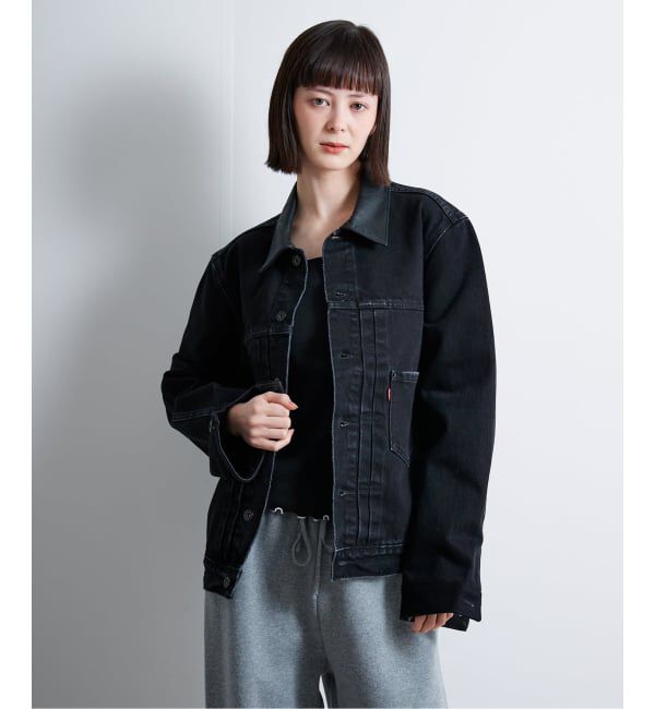 EDIFICE「Levi&rsquo;s(リーバイス) 別注 2nd Type トラッカー ジャケット」|デニムジャケット|