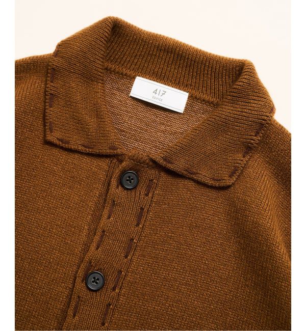 417 EDIFICE「ステッチ ニットカーディガン」|カーディガン|