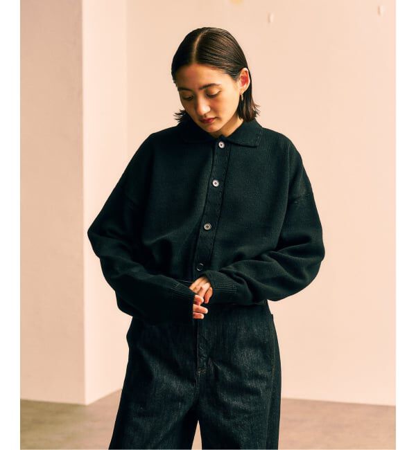 417 EDIFICE「ステッチ ニットカーディガン」|カーディガン|