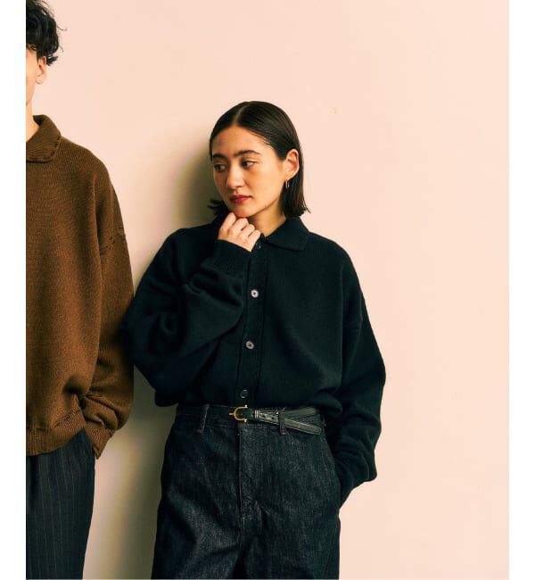 417 EDIFICE「ステッチ ニットカーディガン」|カーディガン|