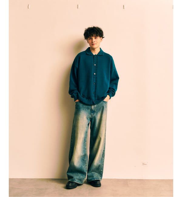 417 EDIFICE「ステッチ ニットカーディガン」|カーディガン|