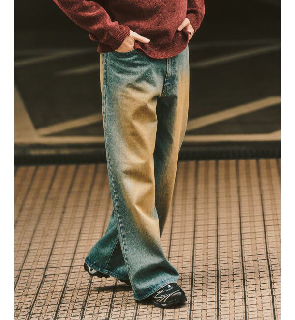 417 EDIFICE「追加 モールニット カラーリブ プルオーバー」|ニット・セーター|