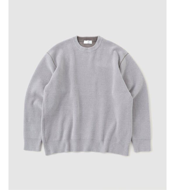 417 EDIFICE「追加 モールニット カラーリブ プルオーバー」|ニット・セーター|
