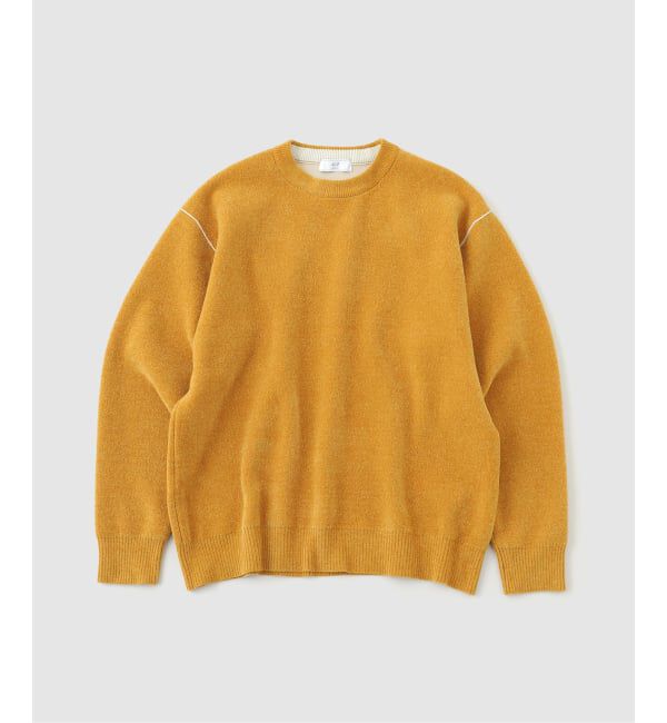 417 EDIFICE「追加 モールニット カラーリブ プルオーバー」|ニット・セーター|