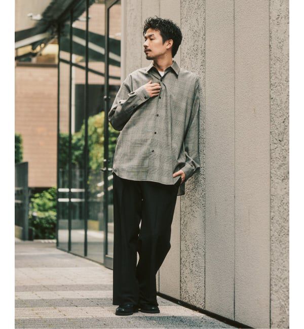 417 EDIFICE「【LE JAPON ATELIER】 Akita レギュラーウールシャツ」|シャツ・ブラウス|