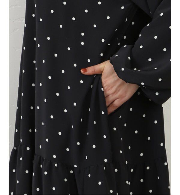 journal standard luxe「《追加》ドット ティアードワンピース」|ワンピース|
